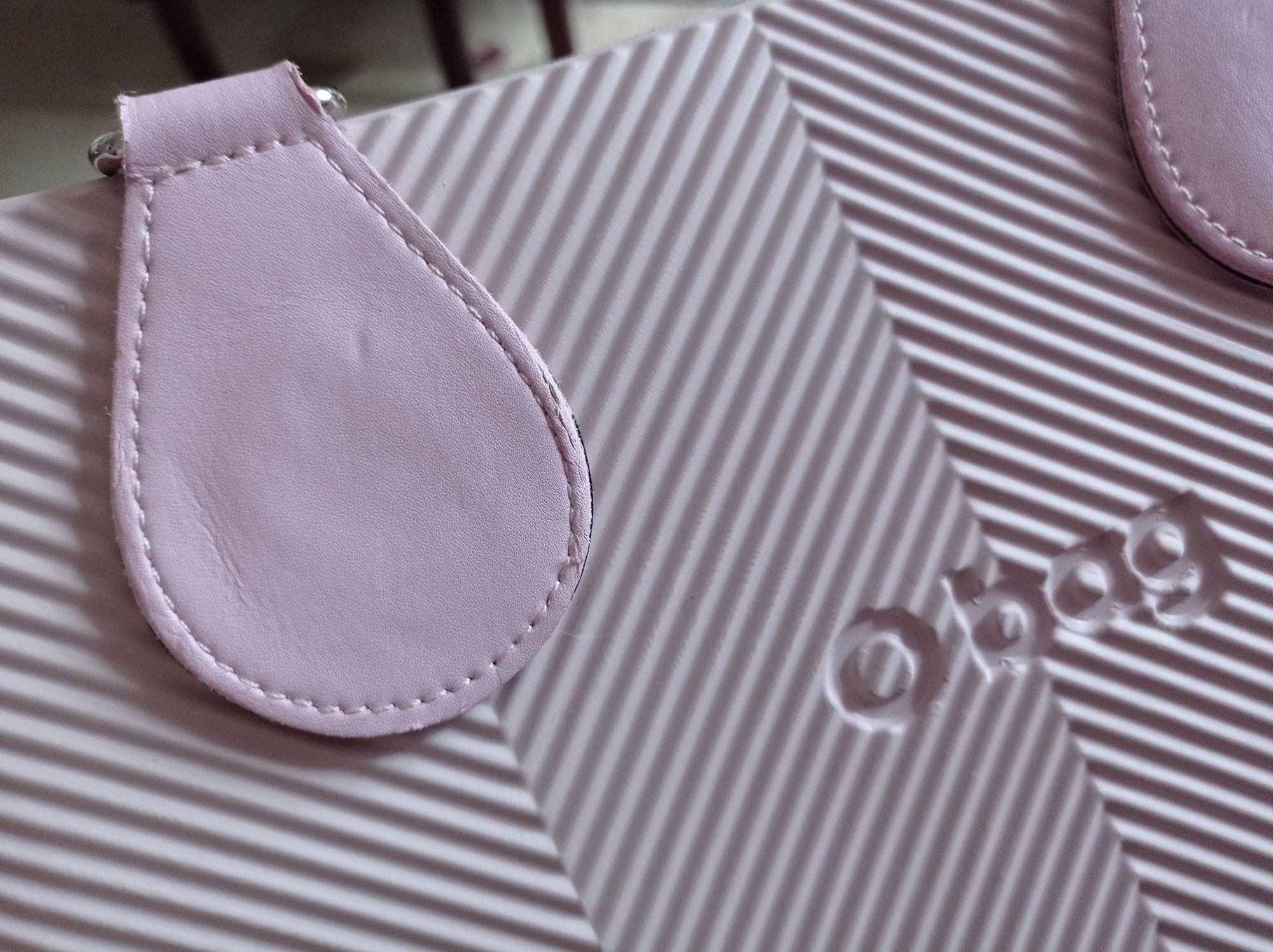 Obag mini jodełka rosa smoke