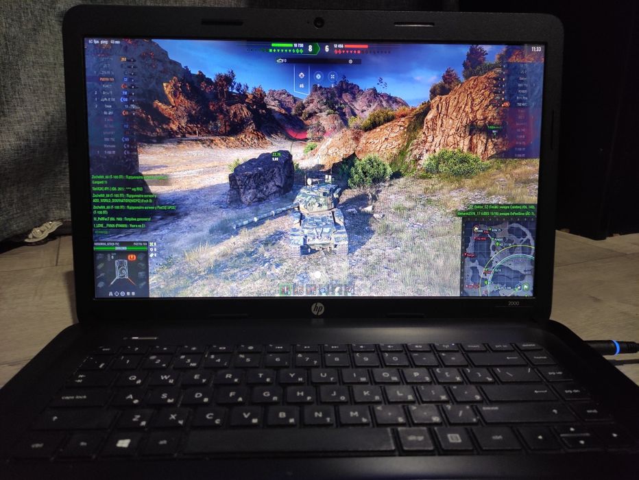 Ноутбук ігровий HP 2000 Intel i7 12Gb/500Gb