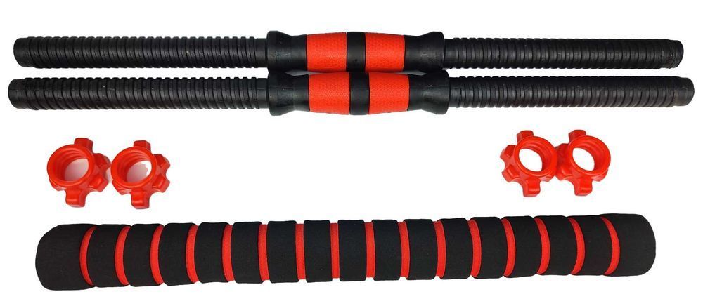 Hantle bitumiczne regulowane 2x25kg zestaw 50kg ze sztangą WR