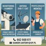 Montaż Kamer , Anten DVB-T oraz SAT