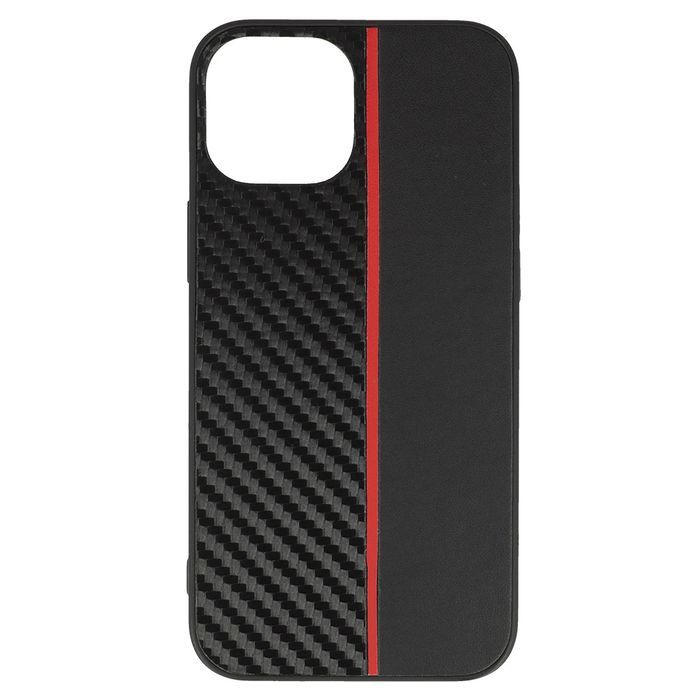 Tel Protect Carbon Case Do Iphone 13 Mini Czarny Z Czerwonym Paskiem