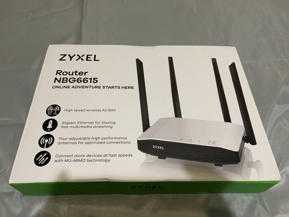 Роутер, маршрутизатор Zyxel NBG6615 AC1200 2,4ГГц/5ГГц