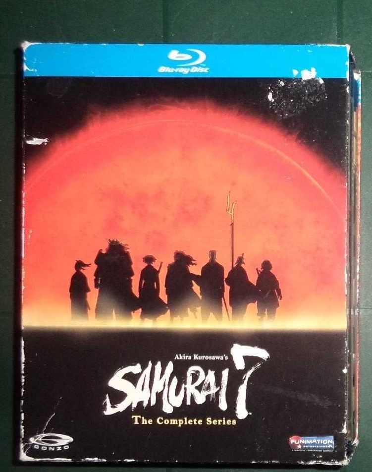 manga anime Samurai 7 The Complete Series ENG BluRay,nie DVD