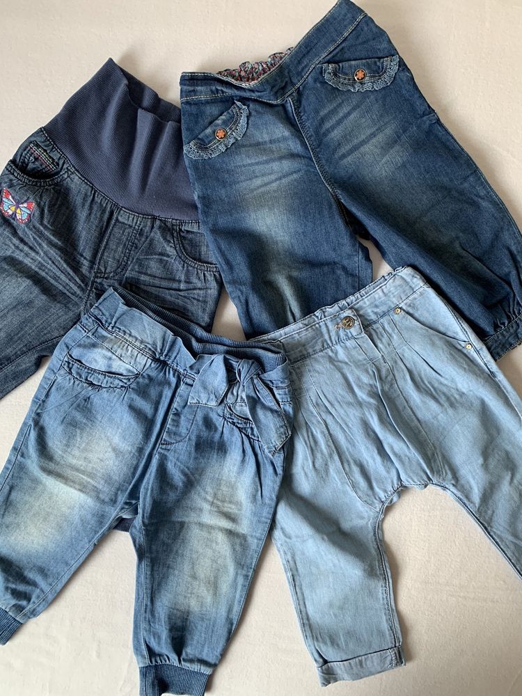 PAKA ubranek BENETTON ZARA H&M body bluzeczka 80 cm j. NOWE 9-12 m