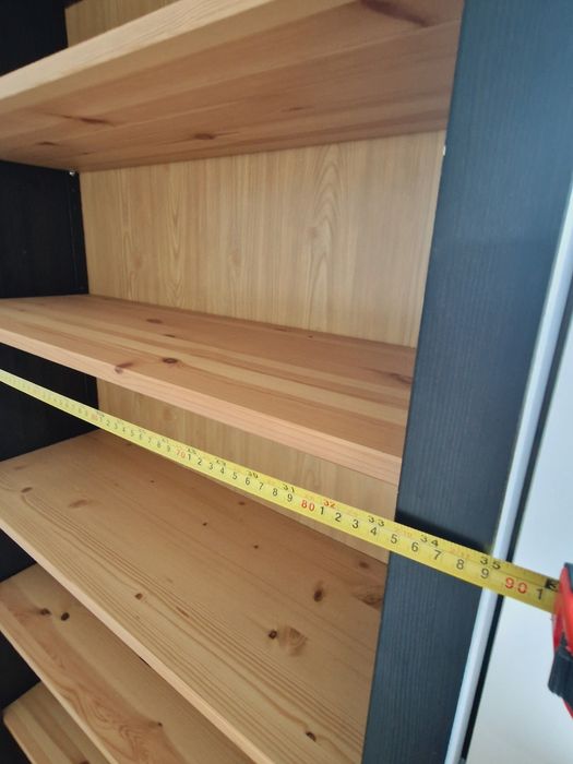 Biblioteczka regał Hemnes Ikea czarnybraz lita sosna
