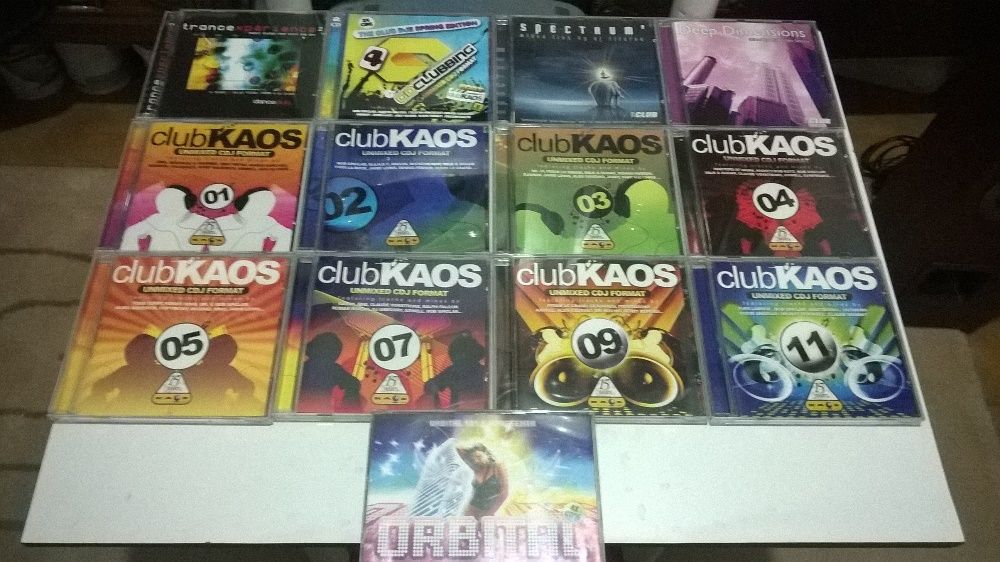 Coleção de Cd's [Música Eletrónica]