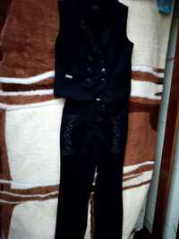 Стильный костюм школьный Suzie, с вышивкой, 116-140