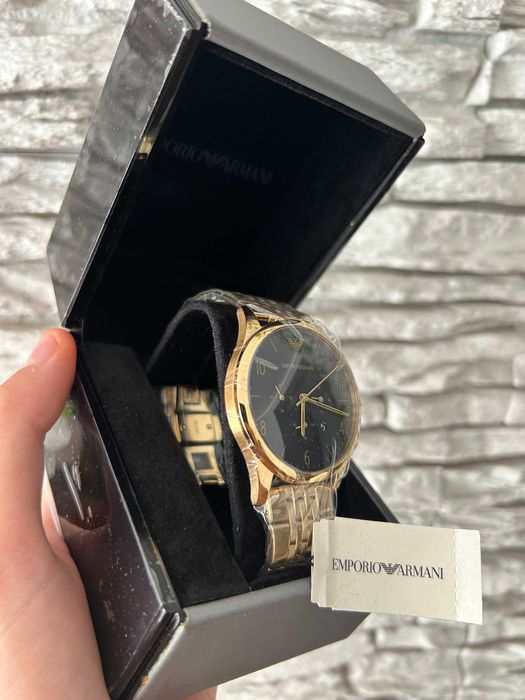 NOWY Zegarek Męski Emporio Armani Zaplombowany + Karta Gwarancyjna HIT