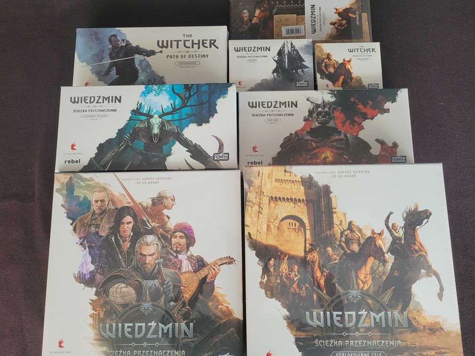 Wiedźmin Ścieżki Przeznaczenia Deluxe ALL-IN PL + Towarzysze