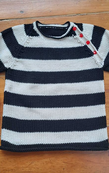 Camisola lã riscas 5 anos