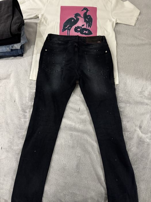 ‼️Темно синие джинсы Zara, чуть зауженные