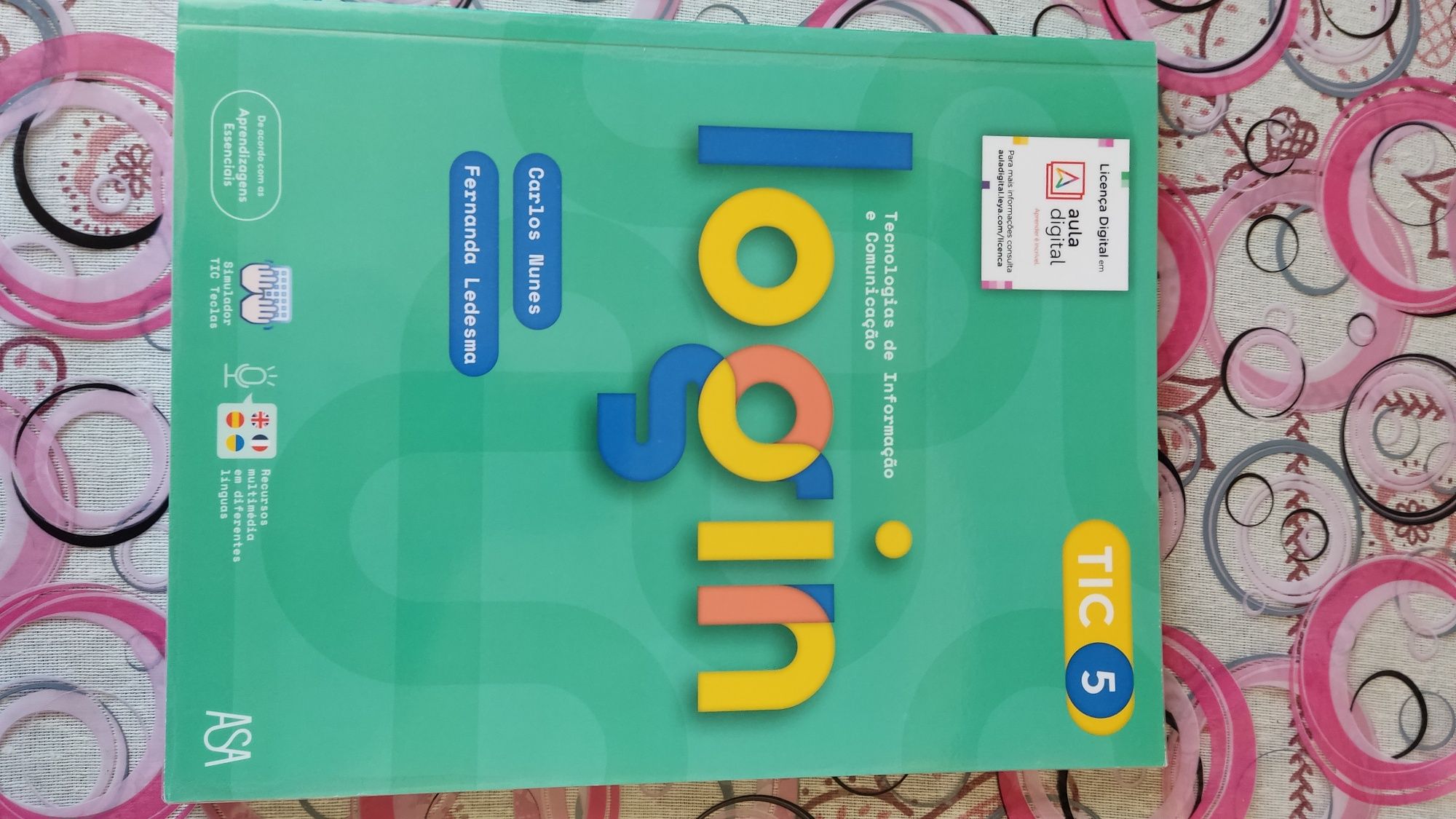 Caderno de atividades, fichas para 5' ano