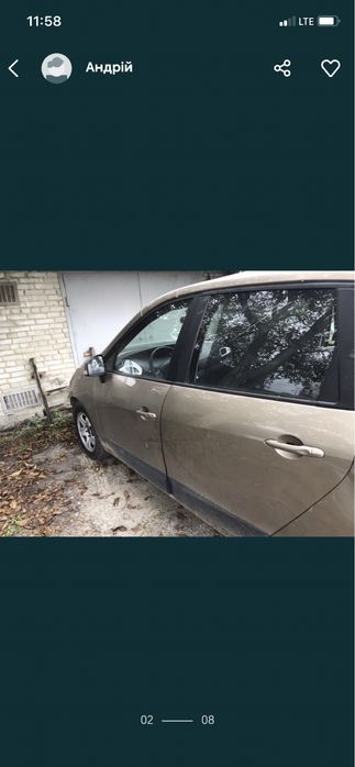 КУЗОВ. КОМПЛЕКТУЮЧІ..Renault Scenik 3.Рено Сценік 3 1.5дсі