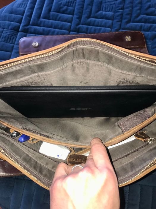 Bolsa para PC Pele Veg Tan Alta qualidade