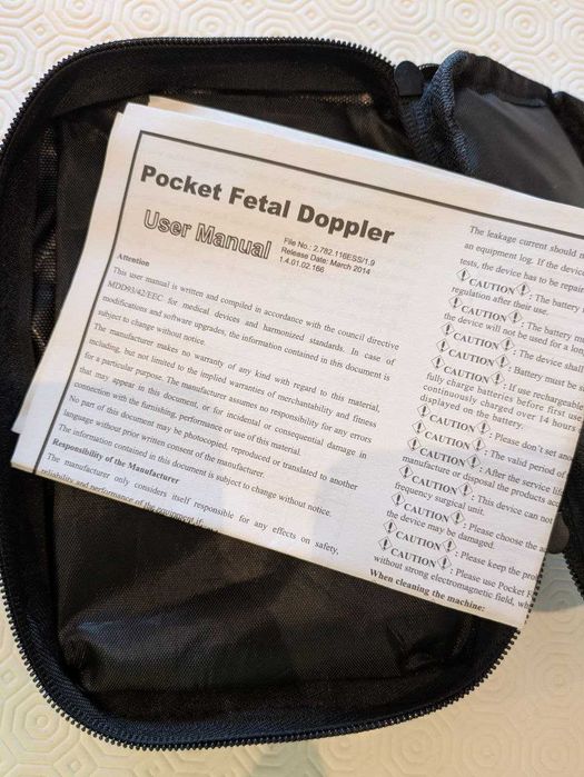 Detector fetal portátil - Dopler Fetal - Quirumed