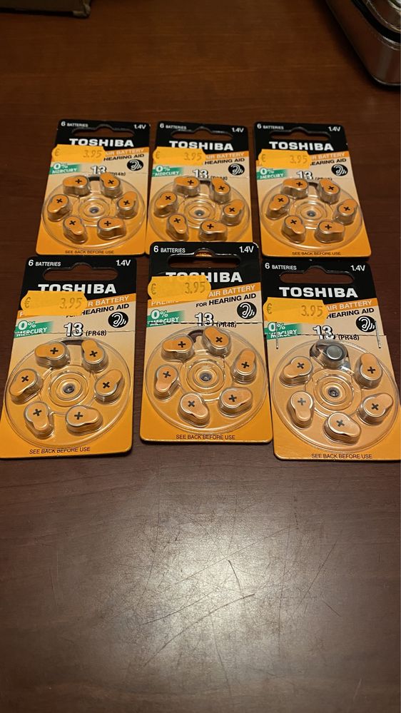 Pilhas Toshiba