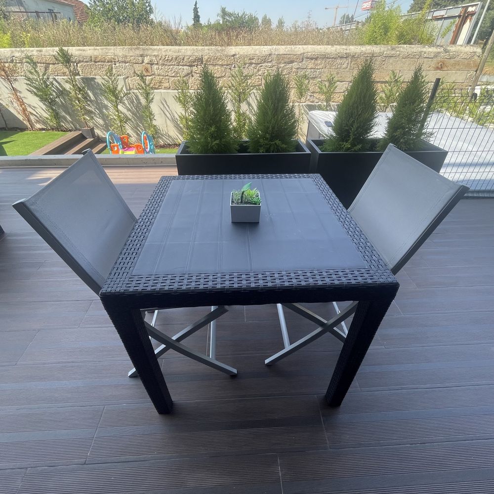 Mesa com 2 Cadeiras Jardim - Alta Qualidade