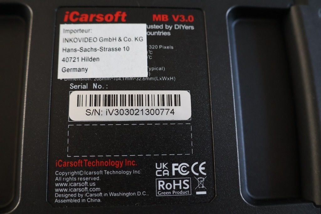 iCarsoft MB V3.0 urządzenie diagnostyczne samochodowe OBDII