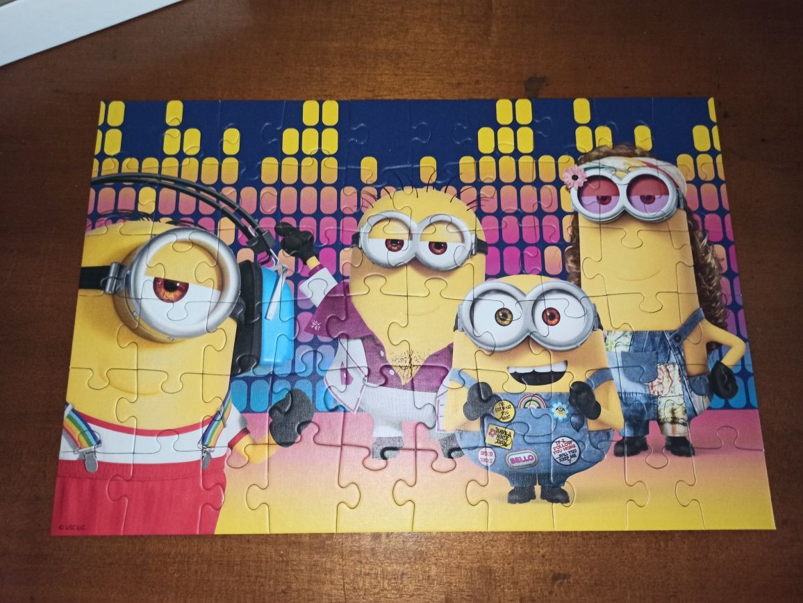 Puzzle Minionki rozrabiają Trefl Kubuś Puchatek 2x puzzle 60el