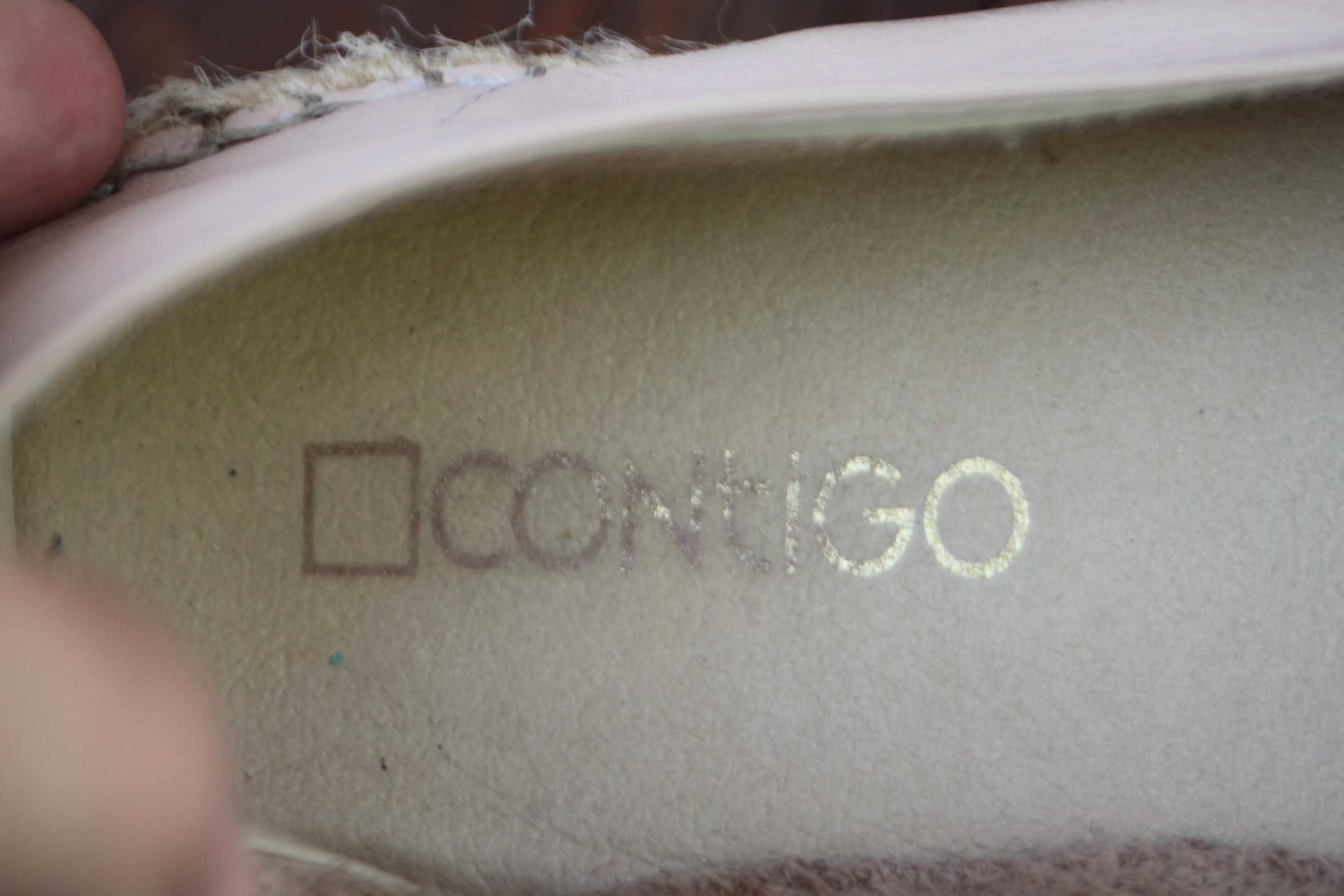 Эспадрильи Contigo кожа сделаны в Испании 37р кеды мокасины