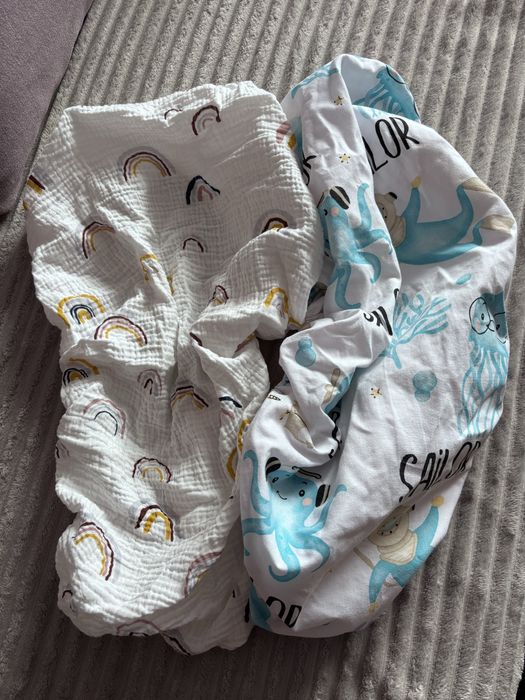 Наматрасник в візочок люльку простирадло