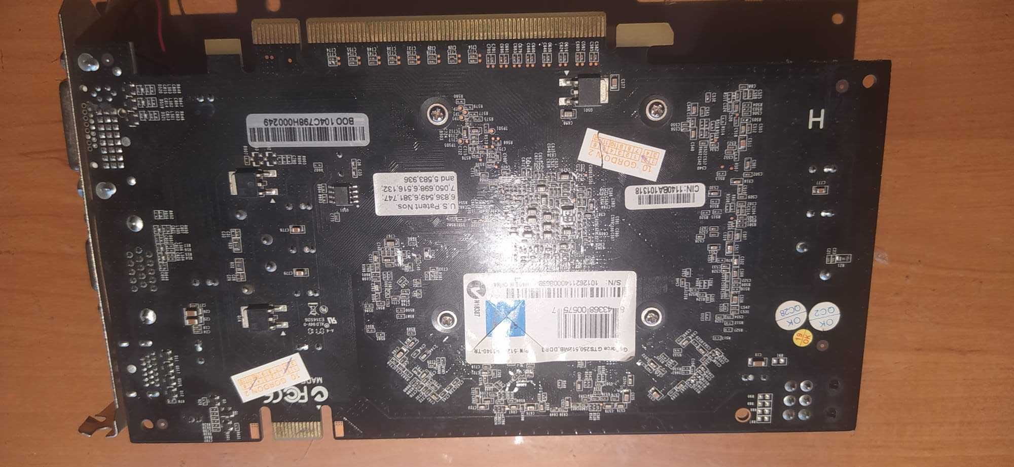 Karta graficzna GeForce GTS250, 512, DDR3