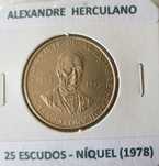 4 Moedas comemorativas 2ª República portuguesa 25 Escudos ( Níquel )