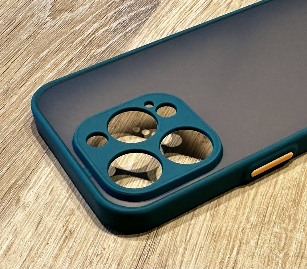 Etui matowe silikonowe iPhone 15 PRO ciemnozielone