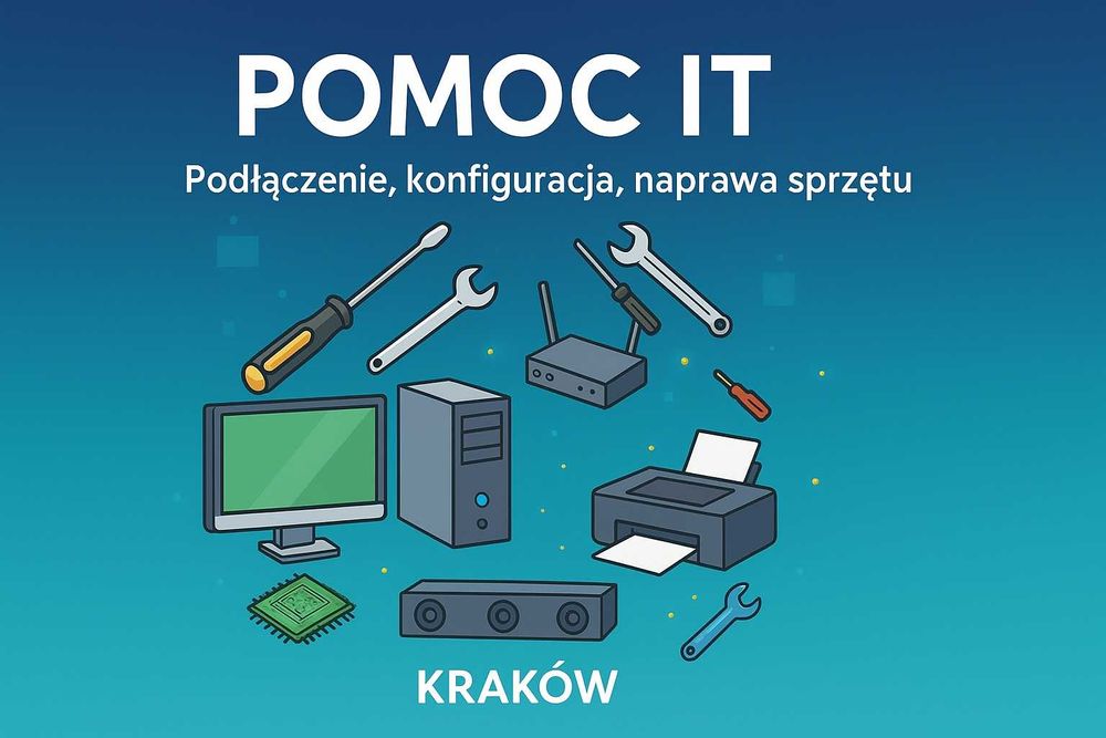 Usługi informatyczne serwis naprawa elektroniki komputera laptopa