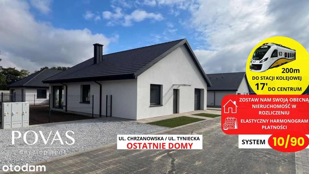 Domy wolnostojące jednorodzinne z garażem