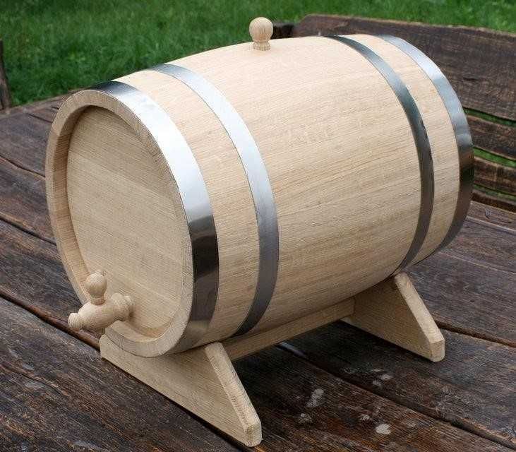 Дубова бочка D60, діжка з дубу, хорошої якості, різні літражі