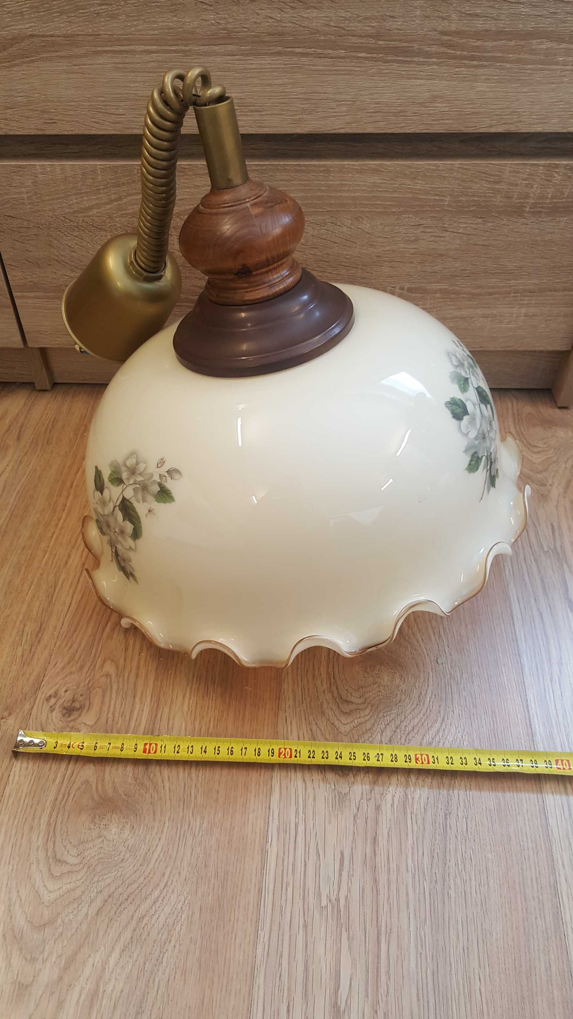 Żyrandol lampa kwiaty retro