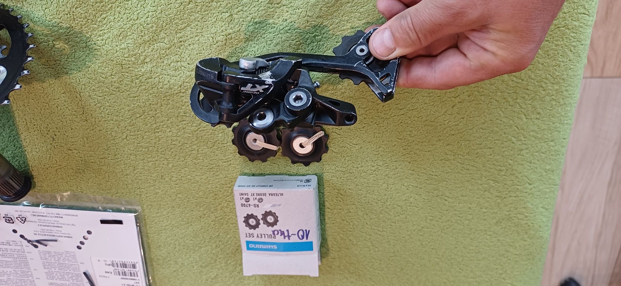 Shimano XT 3x10 grupa Używane z Nowymi częściami