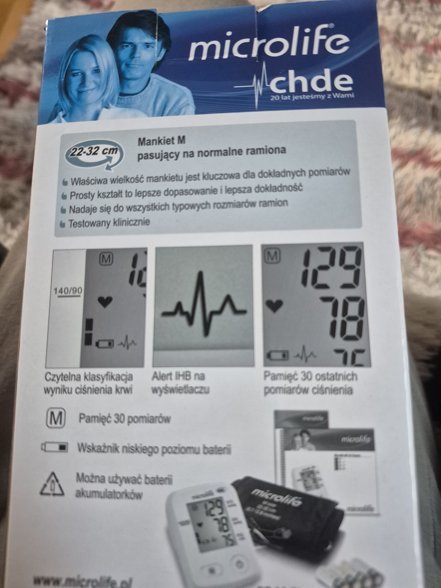 Ciśnieniomierz Microlife chde
