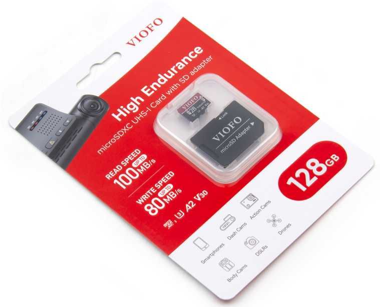 Karta Pamięci 128GB microSDXC U3 Class10 V30 do Wideorejestratorów