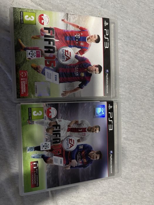 Sprzedam w komplecie lub osobno Fifa 15,16,na ps3