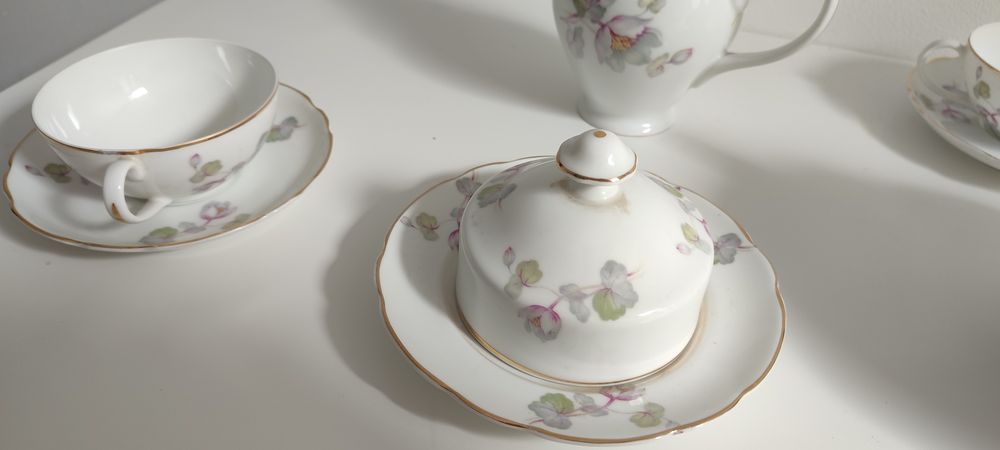 Serviço de chá porcelana Vista Alegre