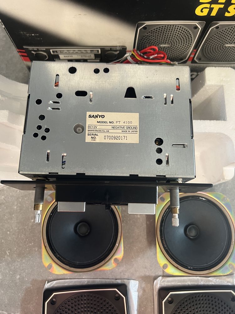 Sanyo gt4100 car audio system магнітола ретро вінтаж класика ваз волга