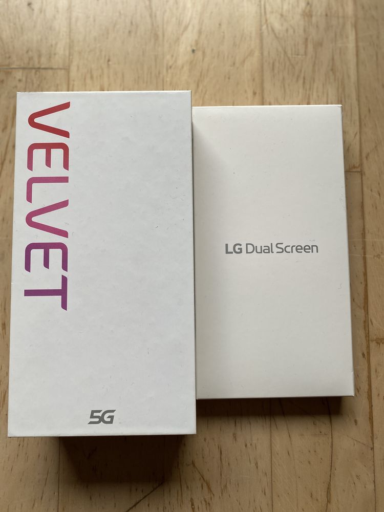 LG VELVET 5G dual screen