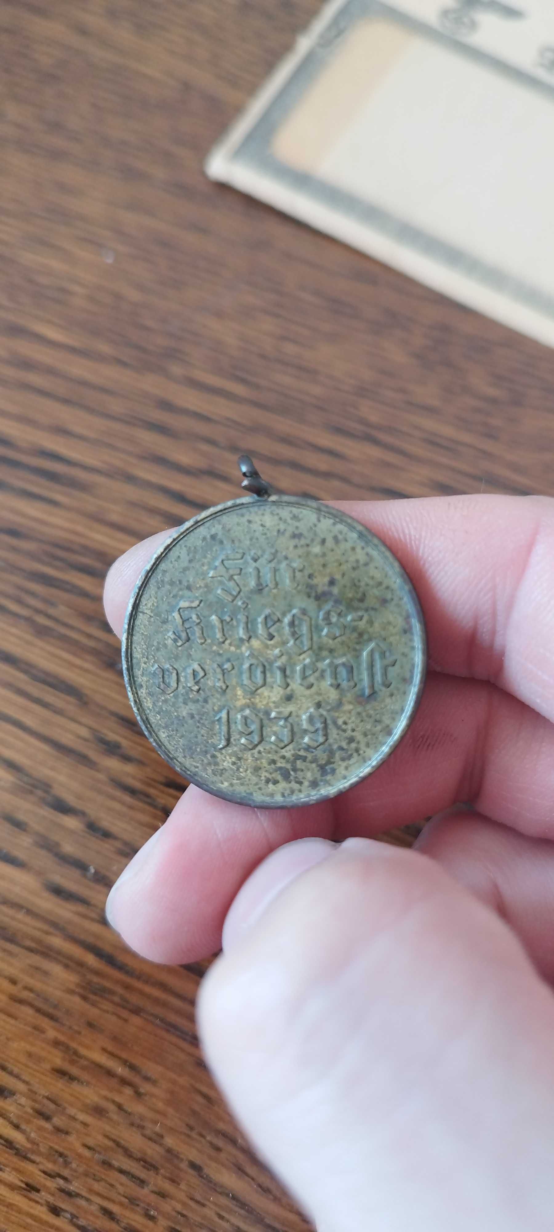 Oryginalny medal Kriegsverdienst 1939 za kampanię wojenną w Polsce!