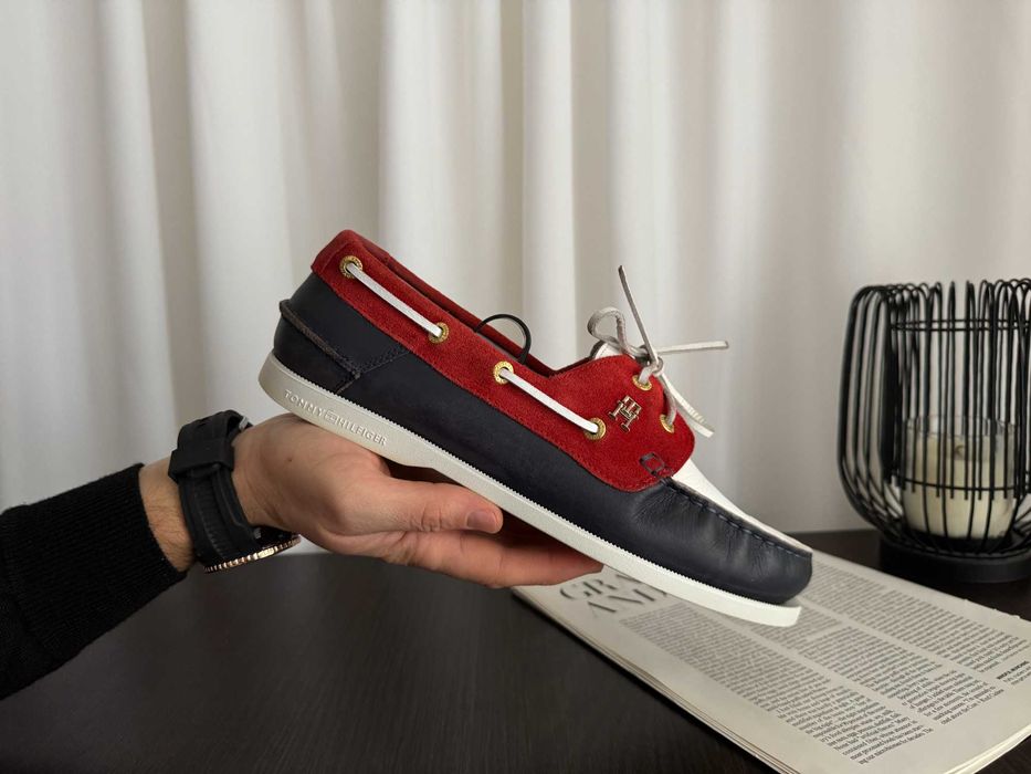 Топсайдери, мокасини шкіряні Tommy Hilfiger (Оригінал, 42 р).