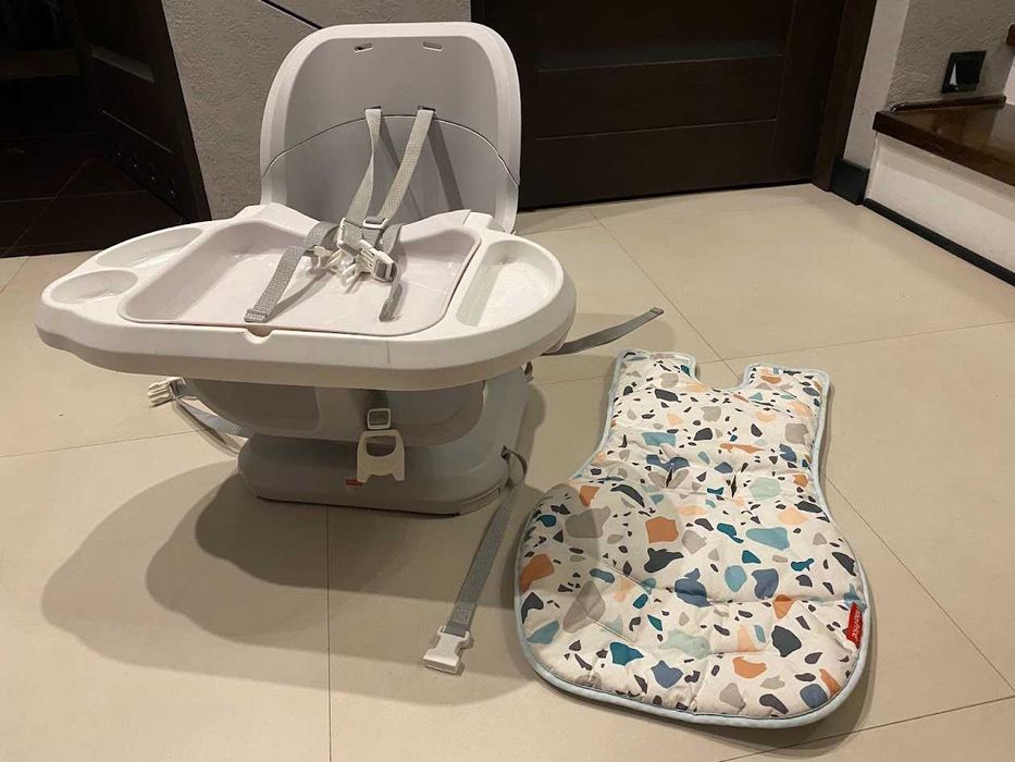 Krzesełko do karmienia Fisher Price SpaceSaver + siedzisko
