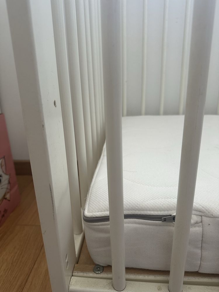 Berço Gulliver IKEA + colchão + cojunto cama