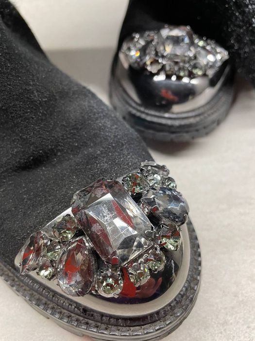 Натуральний замші в‘язаний носок