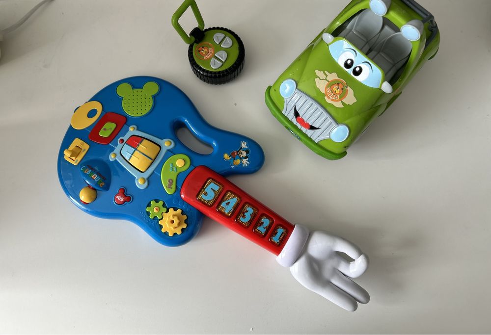 CHICCO Duże elektroniczne, edukacyjne zabawki, gitara, auto