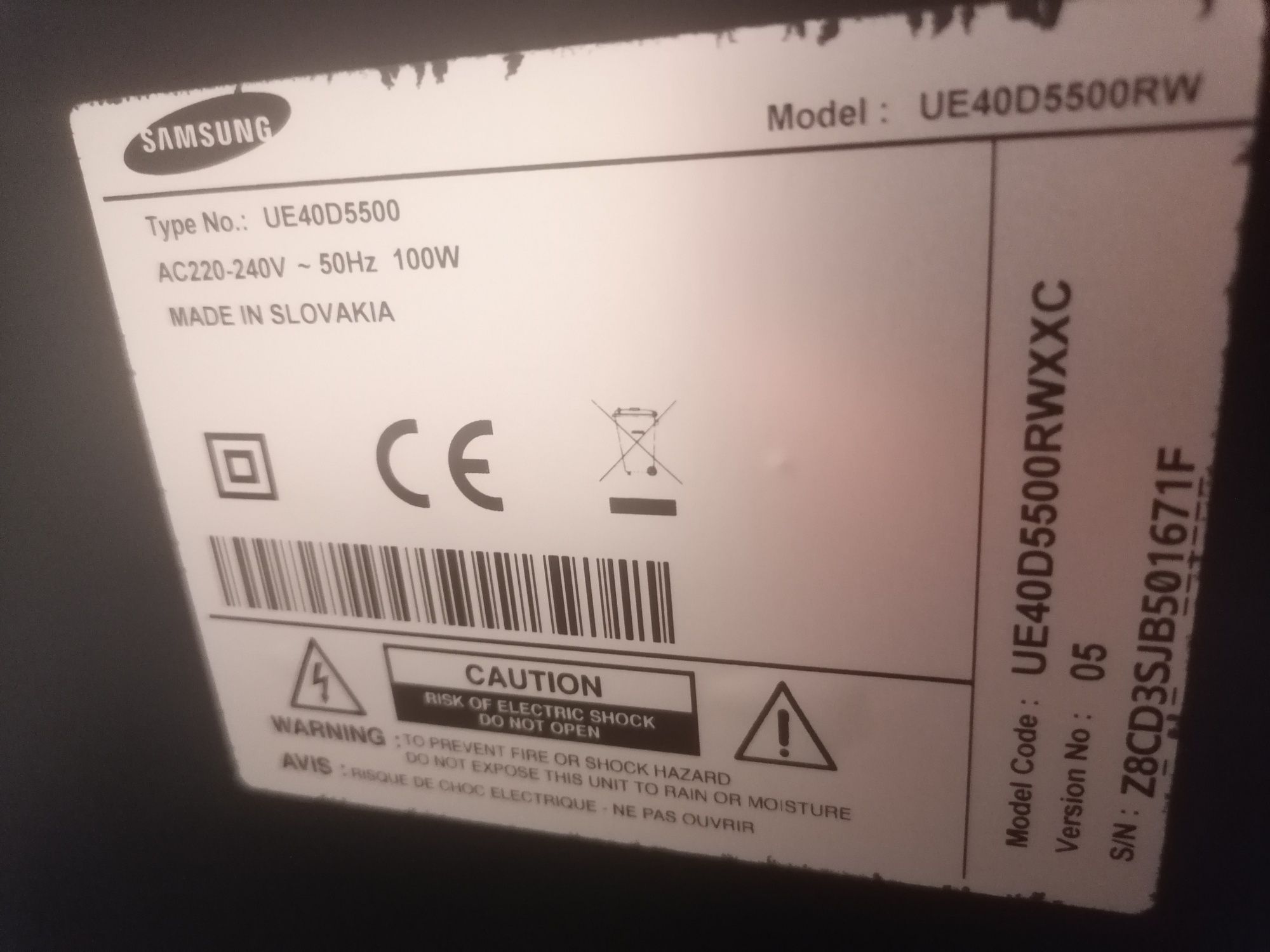 Vende TV Samsung