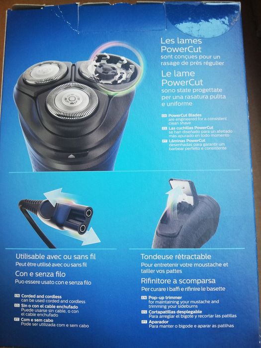Máquinas barbear Philips recarregável /e com fio NOVAS e Embaladas