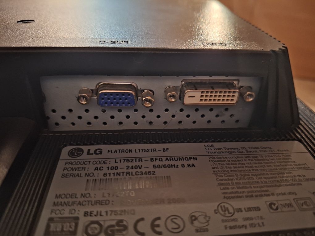 Монітор 17" LG Electronics L1752TR