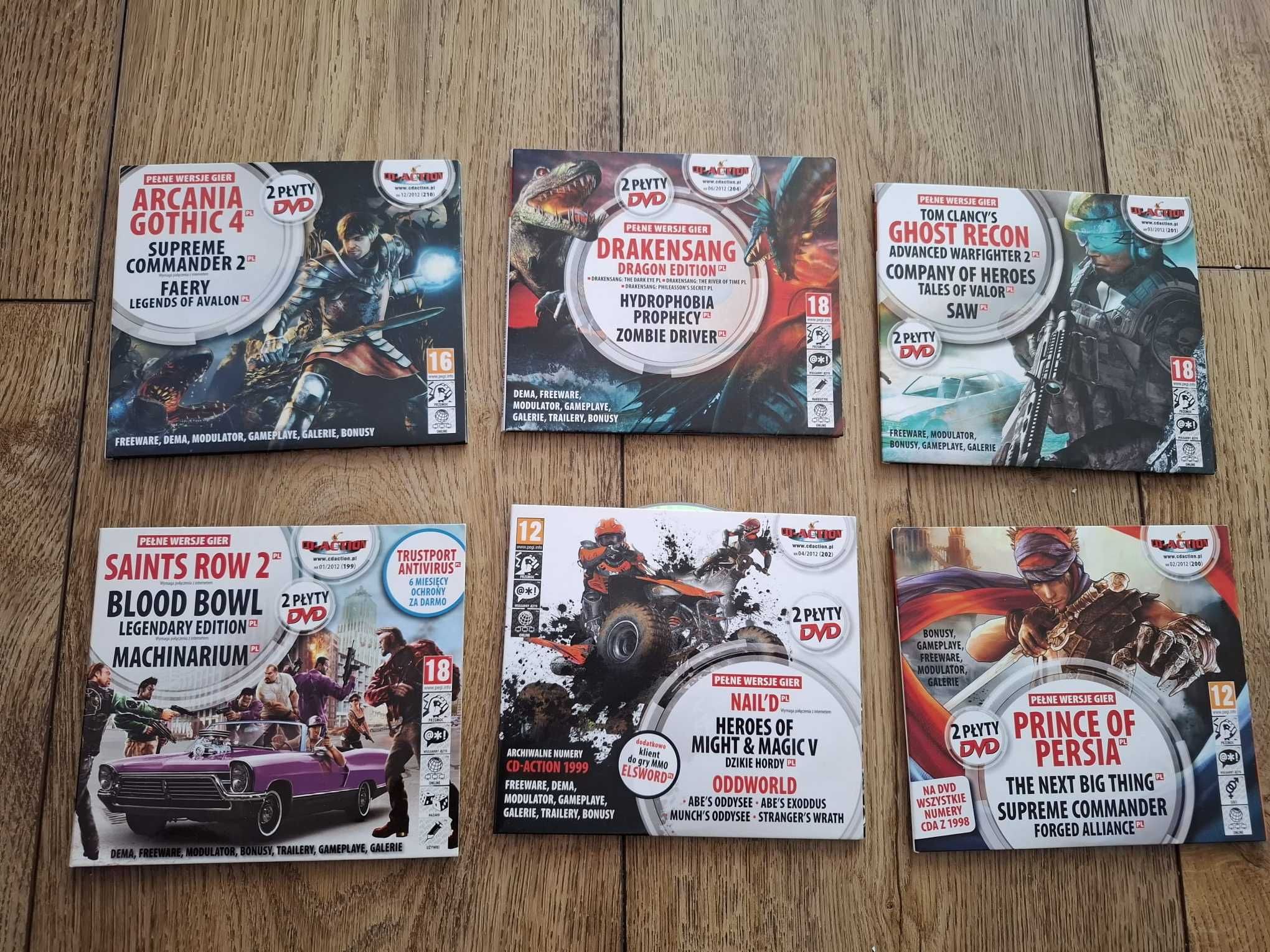 CD Action 2012 same DVD na sztuki