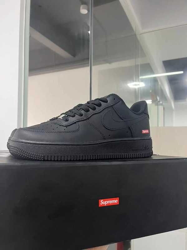 Nike Air Force 1 Low Supreme Black 38-45